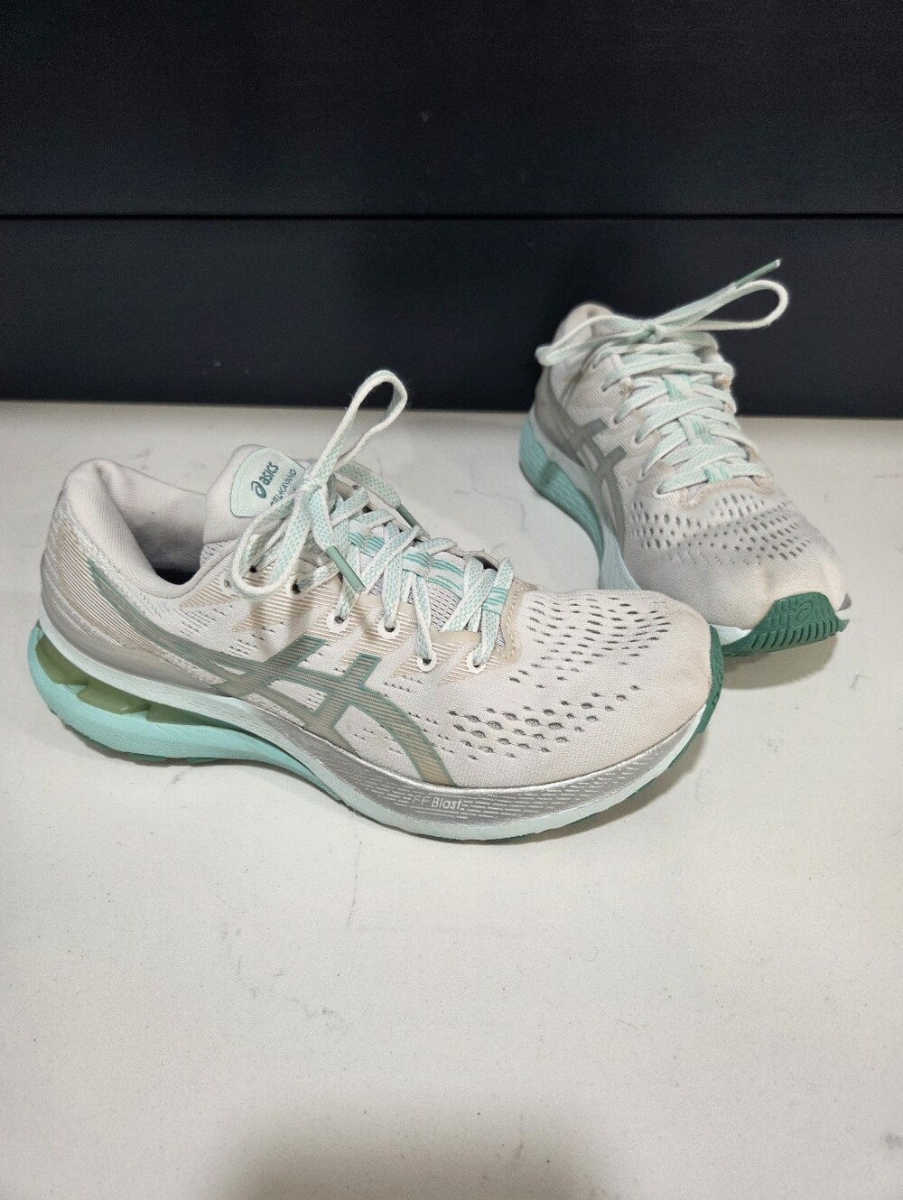 ASICS Women's Gel Excite 9  White Mint Oasis Running Shoes Size 7